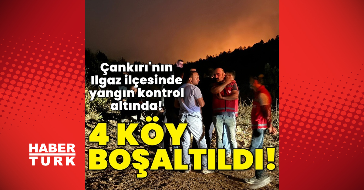 Çankırı’daki orman yangını kontrol altında