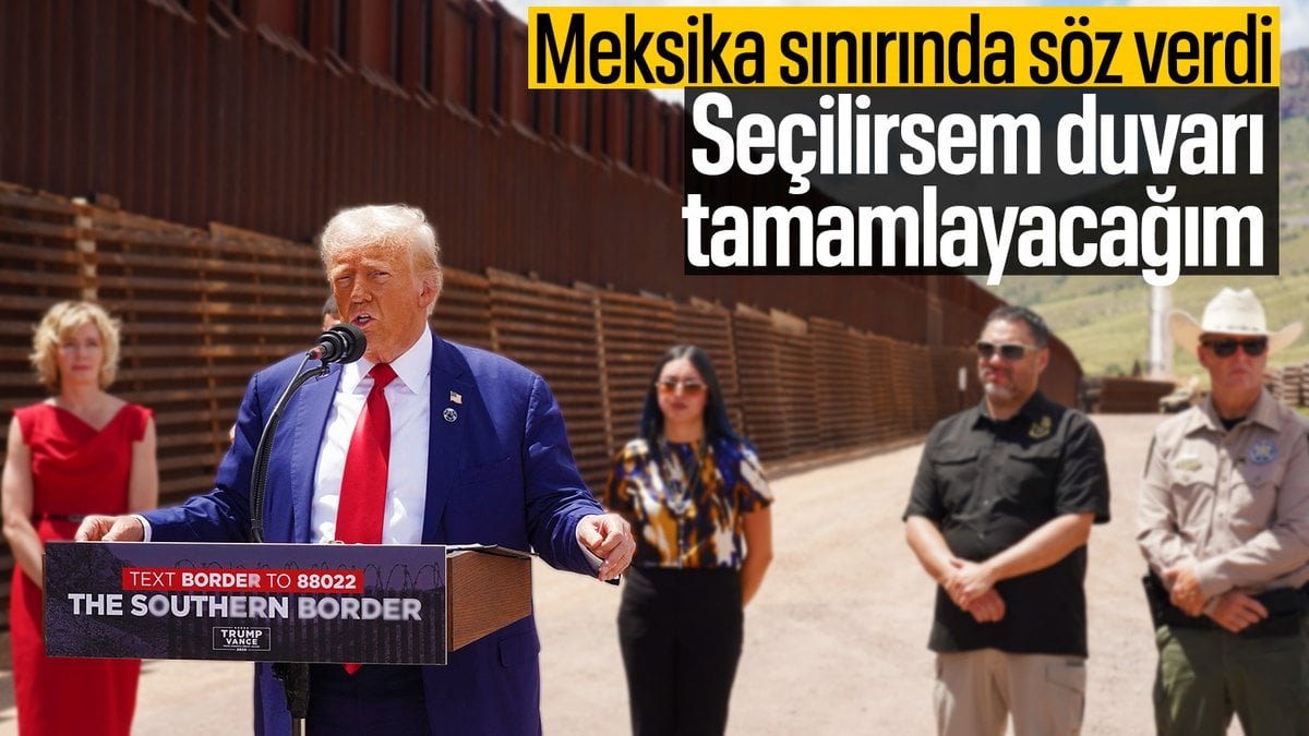 Trump, seçilirse Meksika sınırındaki duvarı tamamlama sözü verdi