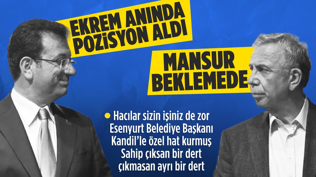 Mansur Yavaş Esenyurt Belediye Başkanı’na destek vermedi