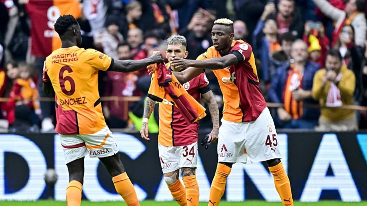 Son dakika haberi: Galatasaray’a 3 puanı Osimhen getirdi!