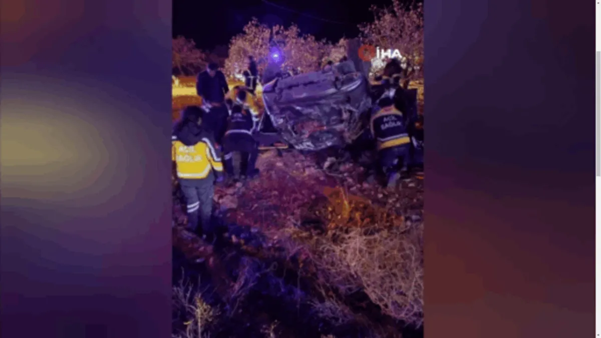 Gaziantep’te feci kaza: 3 ölü, 2 yaralı!